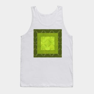 Green Palm Zig Zags! Tank Top